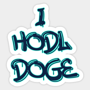 I Hold Doge Logo Sticker